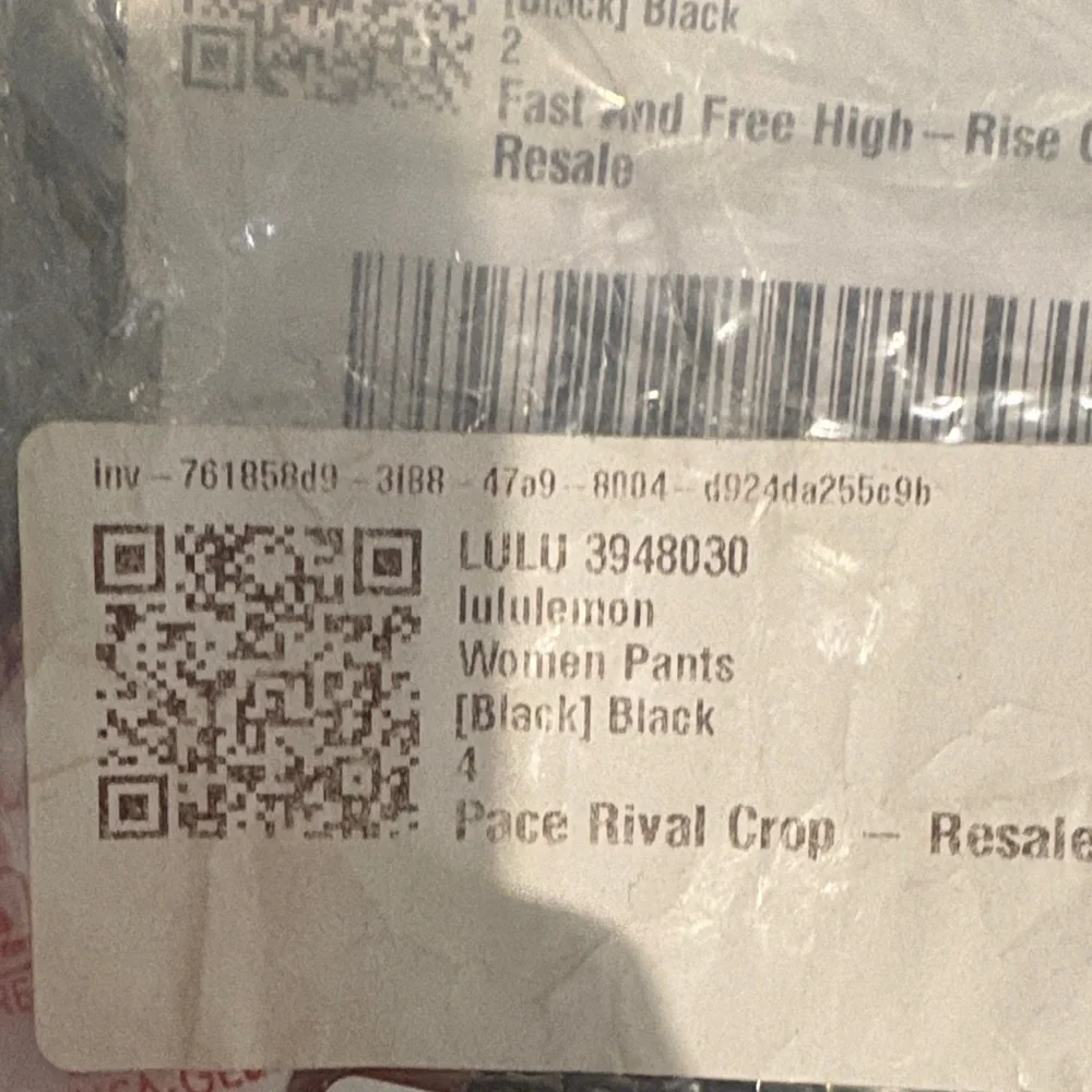 lululemon athletica Women Black Performance Leggings